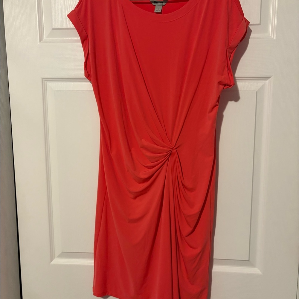 Elegant Coral Dress
